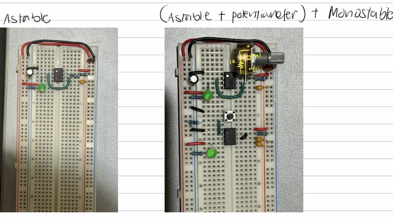Astable and Monostable Clock